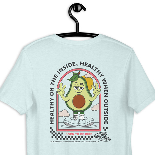 ANCHOR & CREW Ripe Avocado Dial-A-Local Organic Cotton T-Shirt