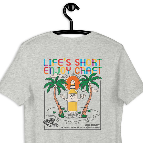 ANCHOR & CREW Enjoy Craft Dial-A-Local Organic Cotton T-Shirt