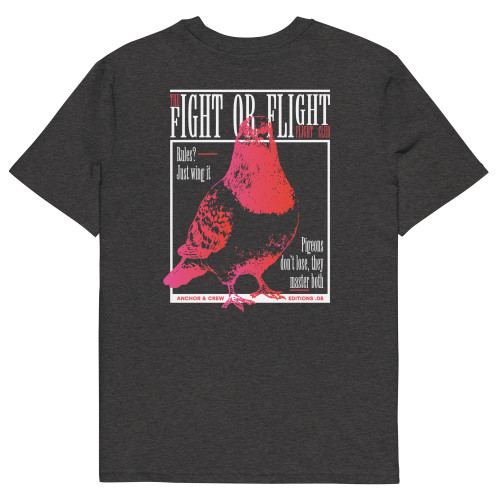 ANCHOR & CREW 08 Fight Or Flight Club EDITIONS Organic Cotton T-Shirt 