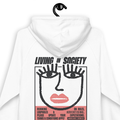 ANCHOR & CREW 06 Living In Society EDITIONS Organic Cotton Hoodie