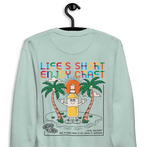 ANCHOR & CREW Enjoy Craft Dial-A-Local Organic Cotton Sweatshirt