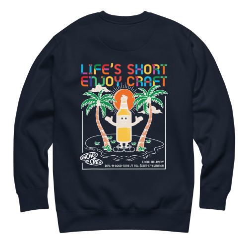 ANCHOR & CREW Enjoy Craft Dial-A-Local Organic Cotton Sweatshirt