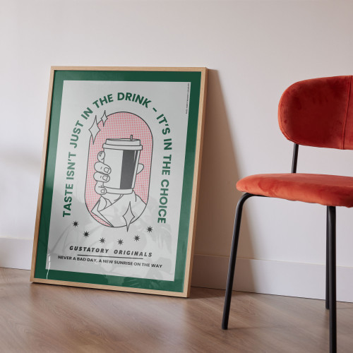 ANCHOR & CREW x GUSTATORY Originals Good Taste... Matte Art Print