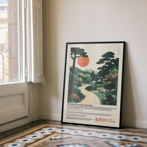 ANCHOR & CREW 01 Japan Presence & Rhythm Matte Art Print