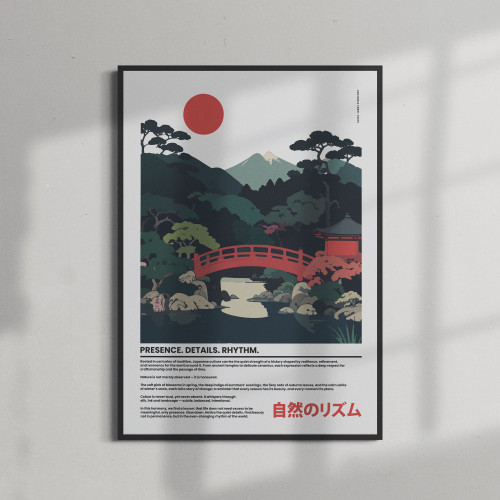 ANCHOR & CREW  03 Japan Presence & Rhythm Matte Art Print