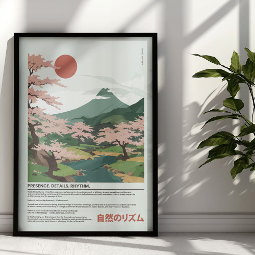 ANCHOR & CREW 04 Japan Presence & Rhythm Matte Art Print