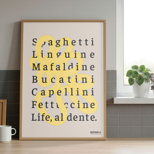 ANCHOR & CREW 11 Life, Al Dente EDITIONS Matte Art Print