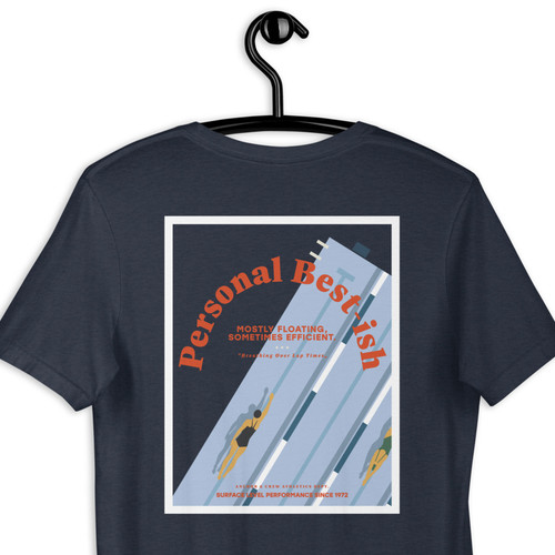 ANCHOR & CREW Personal Best-ish Swimming Club League Organic Cotton T-Shirt