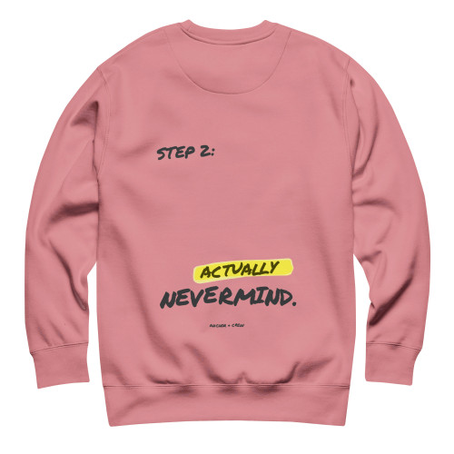 ANCHOR & CREW Actually Nevermind Annotations Organic Cotton Sweatshirt
