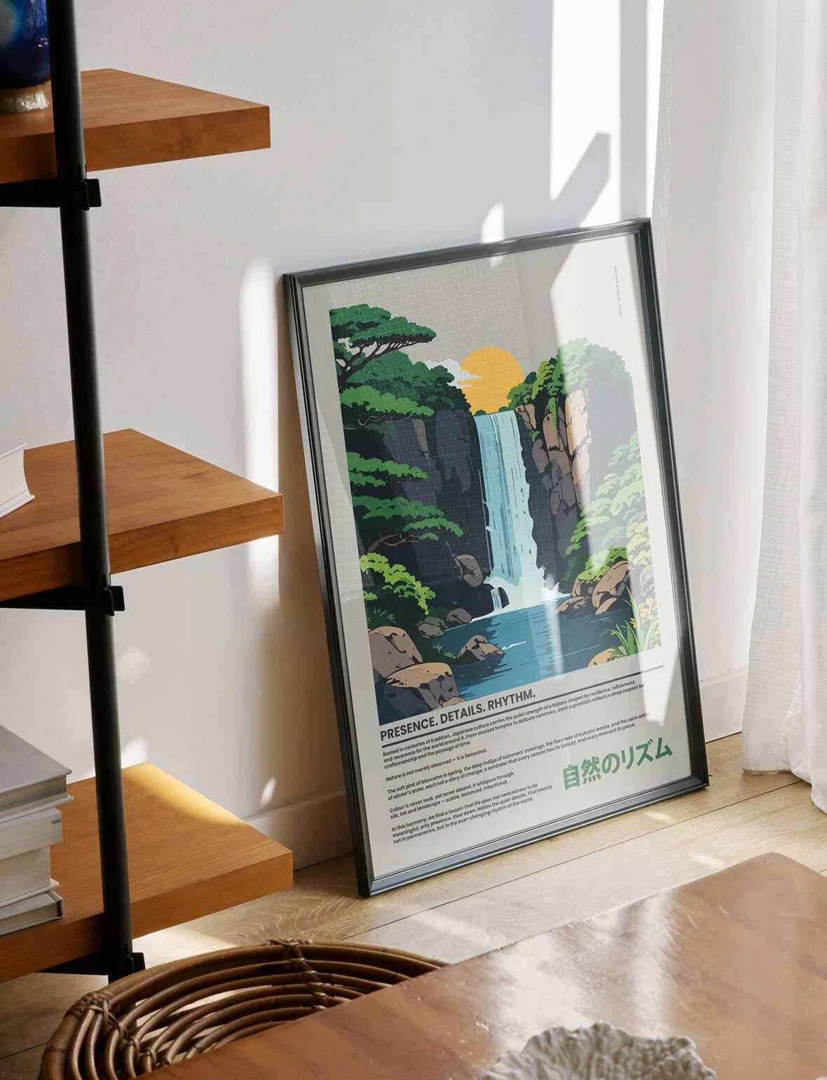 EDITS Bold Vibrant Creative Japanese Botanical  Wall Art Print Posters