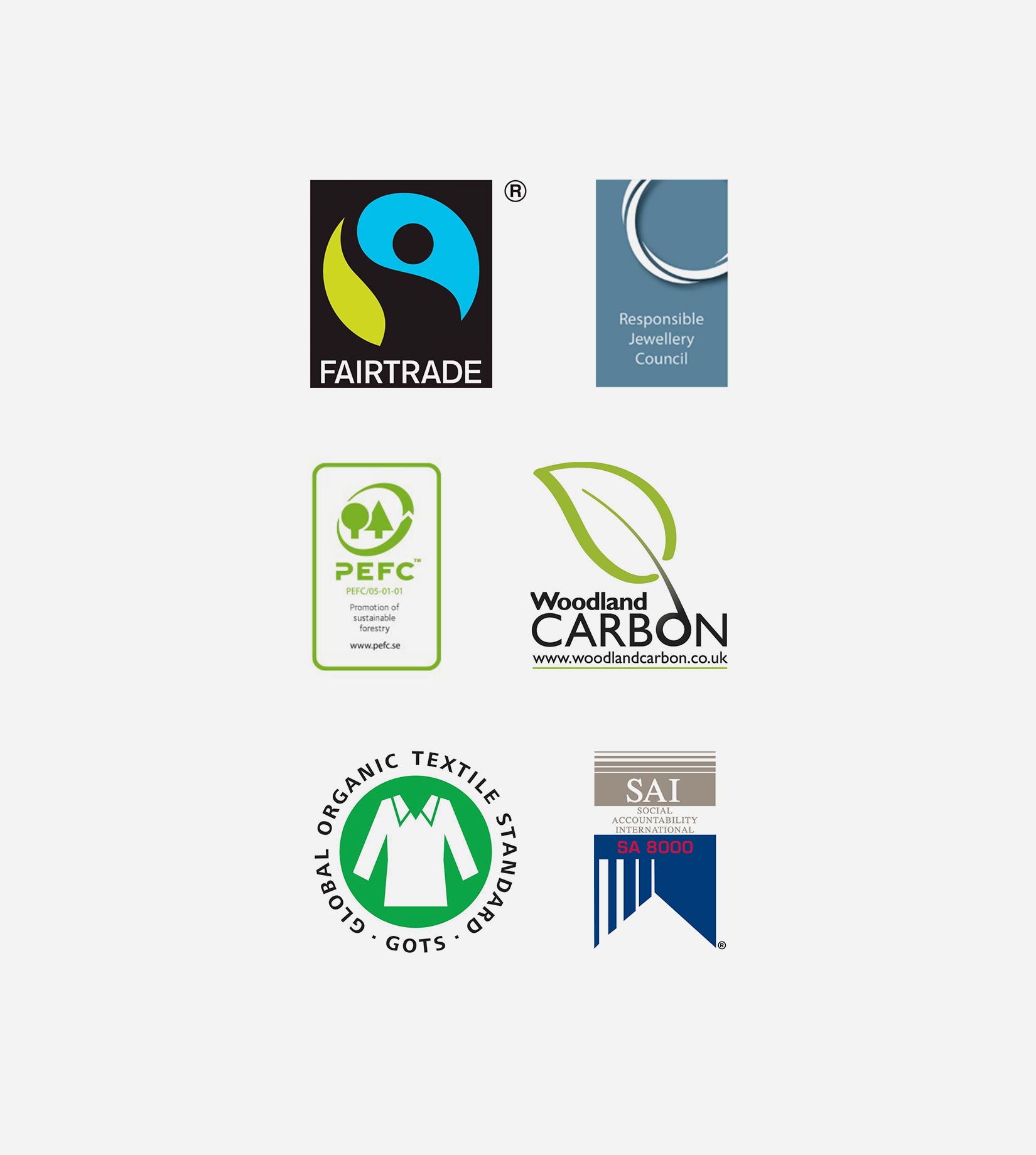 Accreditations Of Suppliers Along Our Supply Chain Accreditations Of Suppliers Along Our Supply Chain