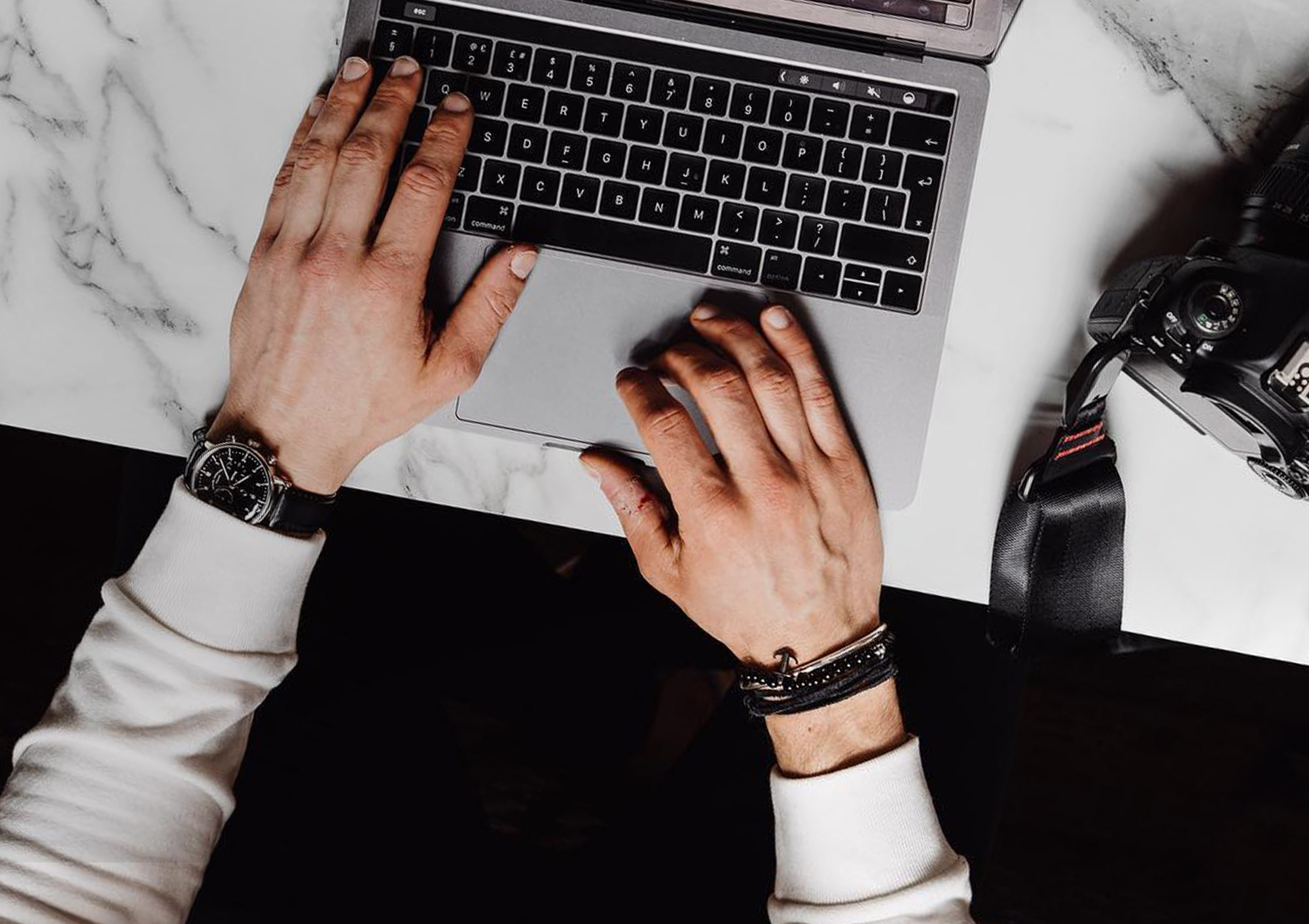 Handcrafted Silver Leather Stone Rope Mens Bracelets And Bangles