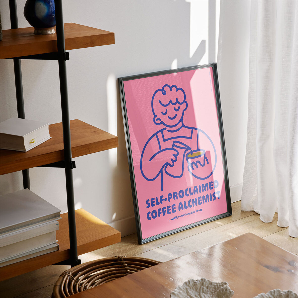 Limited Edition Minimal Kitchen Living Room Coffee Barista Print Art Poster