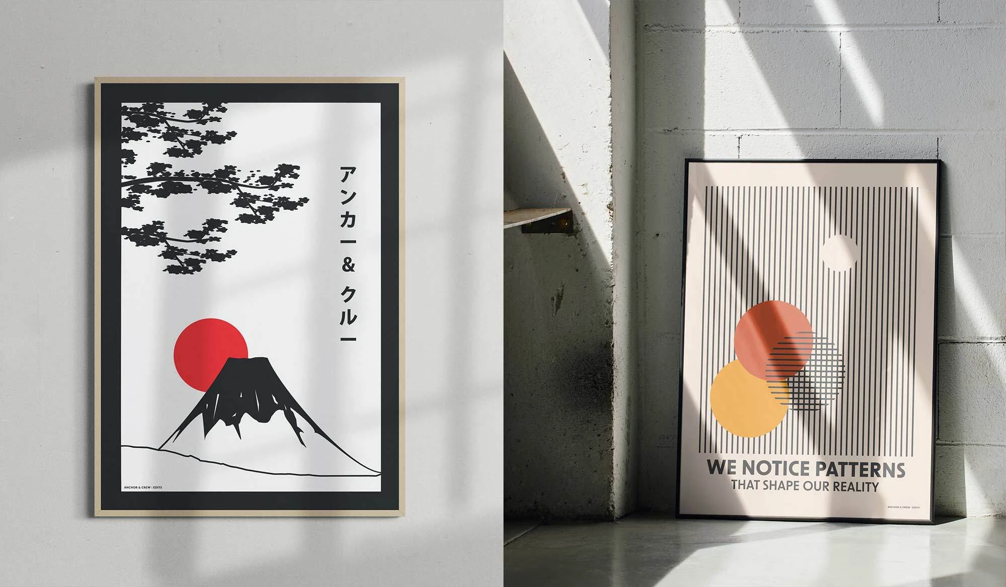 EDITS Bold Vibrant Creative Wall Art Print Posters
