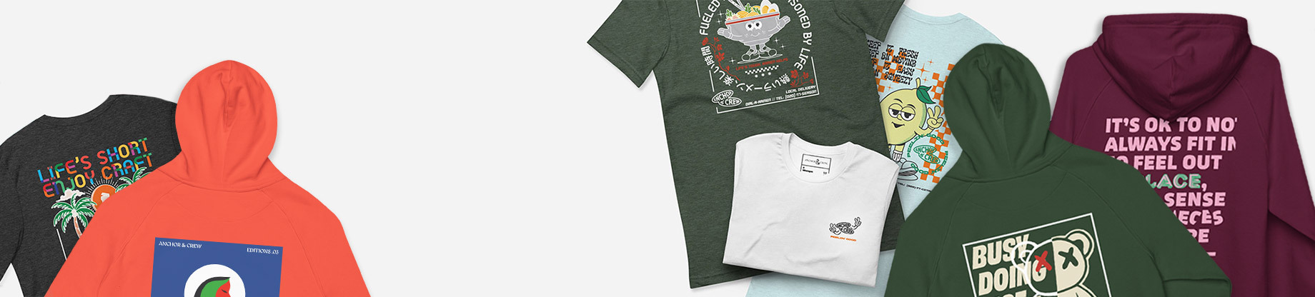 Organic Cotton Special Edition Hoodies And Tshirts