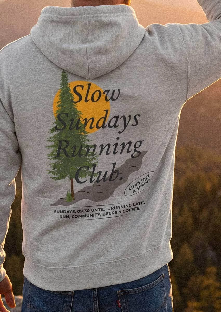 Slow Sundays Running Club Hoodie And Tshirts