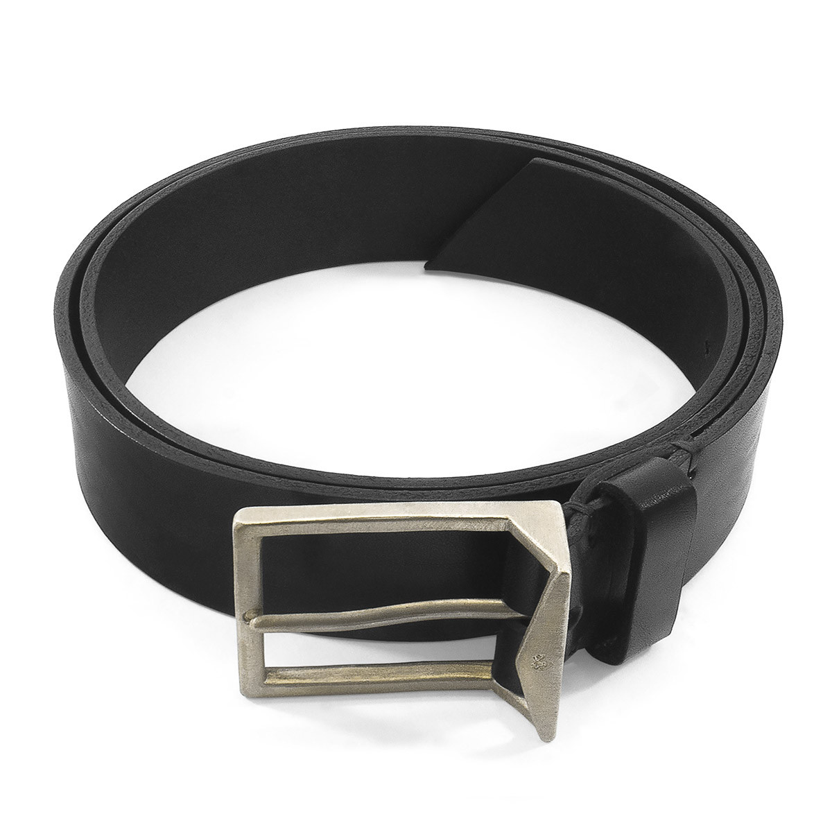 Graphite Black Original Warwick Leather and Nickel Belt | ANCHOR & CREW