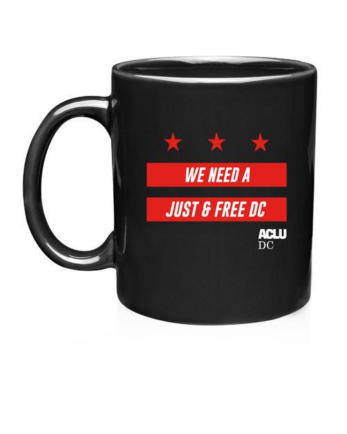 Just & Free D.C. Ceramic Mug