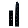 Tag Heuer Carrera Watch Band Black Holes Perforated 18mm Leather Strap FC88090