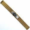 Gucci Watch Band 4200M Metal Gold-tone Mens Strap Genuine