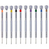 Bergeon®  Screwdrivers Individual with Tube (2) Blades 30080 Watchmakers Sizes 0.50mm to 3.0mm