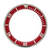 Bezel with Red Insert Fits Omega Seamaster 41mm Olympic Collection 082SU1360-BEZEL-COMP