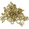 Clock Brass Pivot Bushes Assorted 100 Pieces 