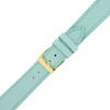 Watch Band Turquoise Blue Metallic Leather Watch Band Quick Release Springs 12mm-20mm