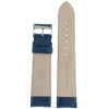 Watch Band Calfskin Leather Dark Blue Comfort padded - Main