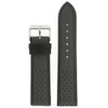 Sporty watch band in gray - front view