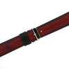 Sporty Watch band in Red Merlot - buckle view