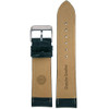 Grey Leather Watch Band in Alligator Grain by Tech Swiss - Bottom View - Main