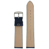 Blue Leather Watch Band by Tech Swiss - Bottom View - Main