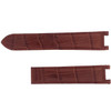 18mm Leather Watch Band Crocodile Grain Light Brown 35mm Fits Cartier Pasha 2324