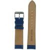 Watch Band Dark Sky Blue Genuine Leather Alligator Grain - Main