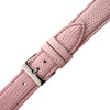 Watch Band Genuine Leather Lizard Grain Pink Quick Release Built-in Pins