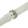 Silicone Rubber Watch Band White 24mm