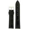 Watch Band Crocodile Grain Black Quick Release Built-In Spring Bars