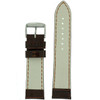 Brown Crocodile Grain Watch Band by Tech Swiss - Interior View