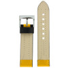 Black and Yellow Sports Watch Band - Bottom View - Main