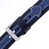 Navy Blue Sporty Watch Band by Tech Swiss - Buckle View