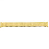 Speidel 15-18mm Gold-Tone Twist O Flex Expansion Watch Band Strap Special Curved Ends - Main