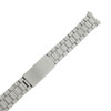 Watch Band Metal Stainless Steel Matte Finish Curved 18mm