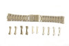 Watch Band Stainless Steel Metal Fits 22mm-26mm 5 Sets of End Pieces