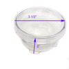 Large Storage Containers Stackable Interlocking Detachable 5 For Beads Crafts Food Items - 3 1/2" Round