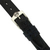 Gucci 4200L Sterling Black Watch Band Crocodile 15mm