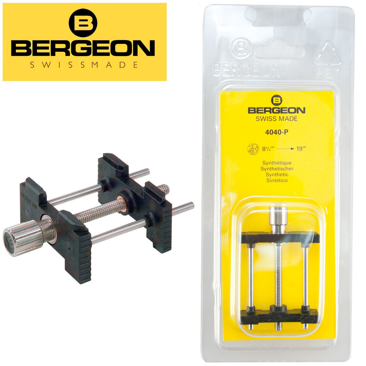 Bergeon 4040-P Reversible Watch Movement Holder Double Sided Synthetic
