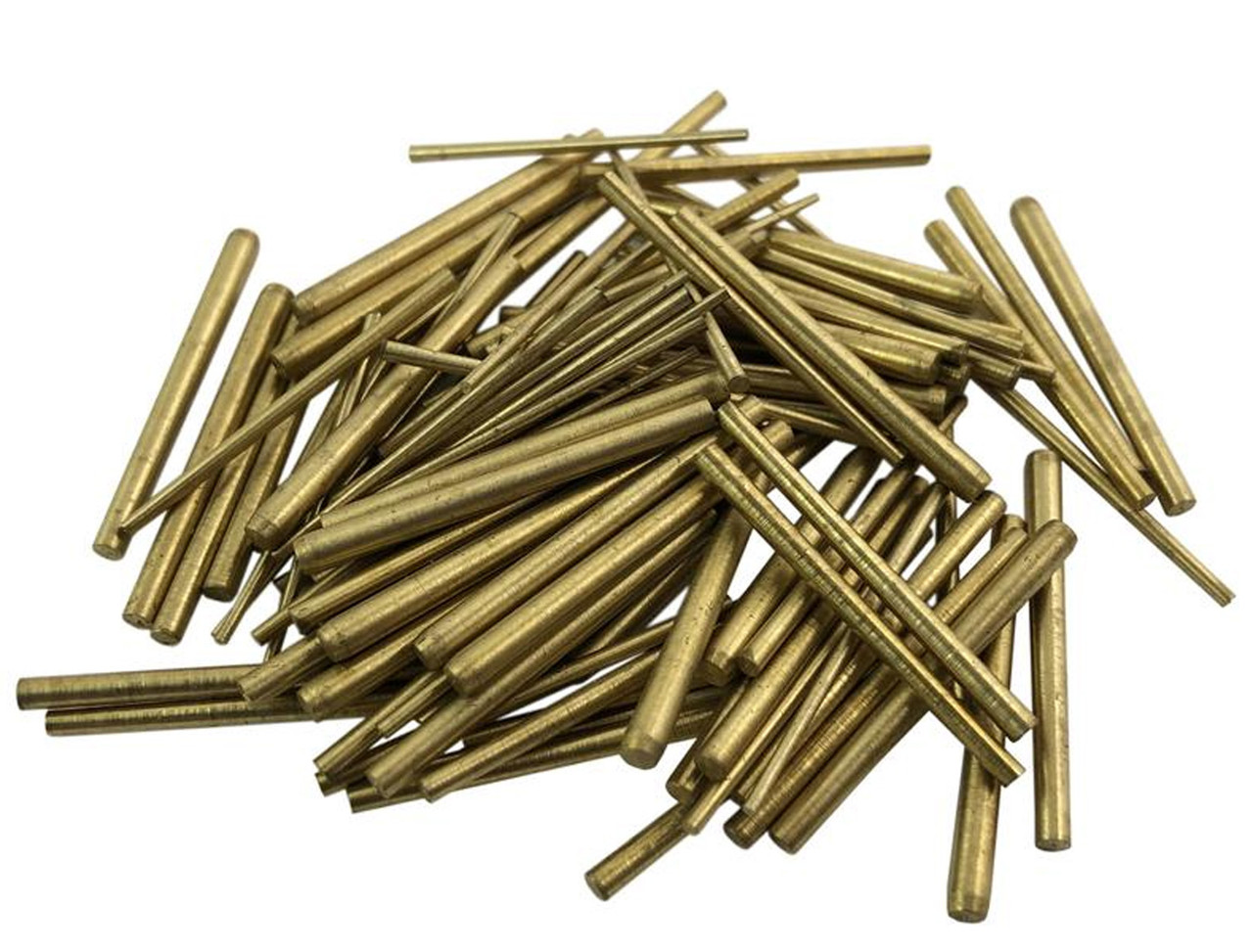 Assorted Tapered Brass Pins for Watch Bands Repair - 100 Pcs