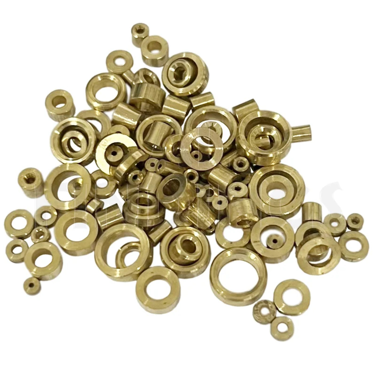 Clock Brass Pivot Bushes Assorted 100 Pieces 