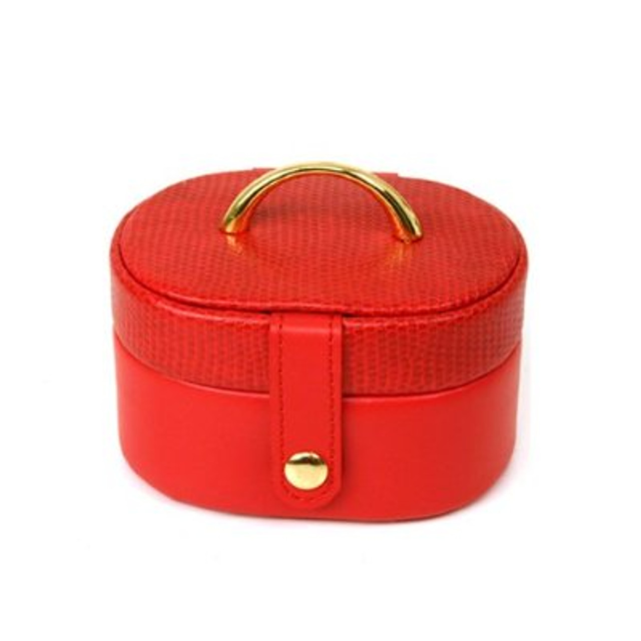 Mini Jewelry Box Set in Pink Red Orange & Bronze Leather Gift Cases  TechSwiss